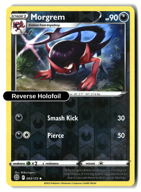 Morgrem - 093/172 - [SWSH09 - SWSH09: Brilliant Stars] - Reverse Holofoil