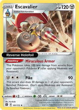 Escavalier - 101/172 - [SWSH09 - SWSH09: Brilliant Stars] - Reverse Holofoil