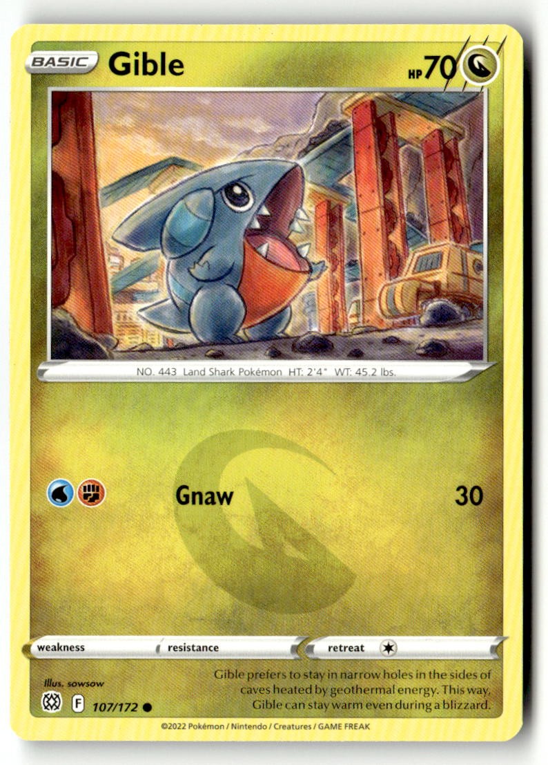 Gible - 107/172 - [SWSH09 - SWSH09: Brilliant Stars]