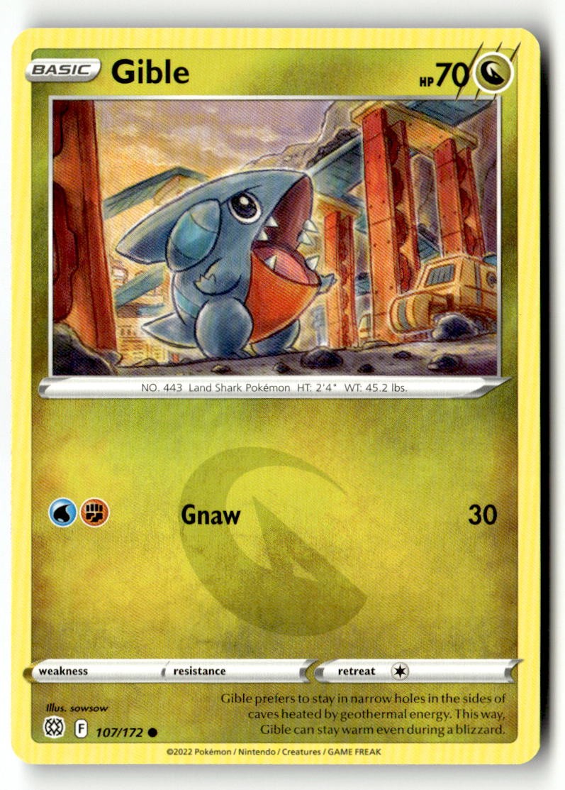Gible - 107/172 - [SWSH09 - SWSH09: Brilliant Stars]