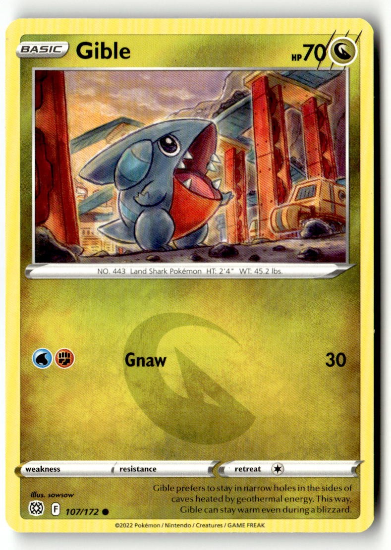 Gible - 107/172 - [SWSH09 - SWSH09: Brilliant Stars]