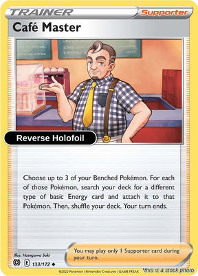 Cafe Master - 133/172 - [SWSH09 - SWSH09: Brilliant Stars] - Reverse Holofoil