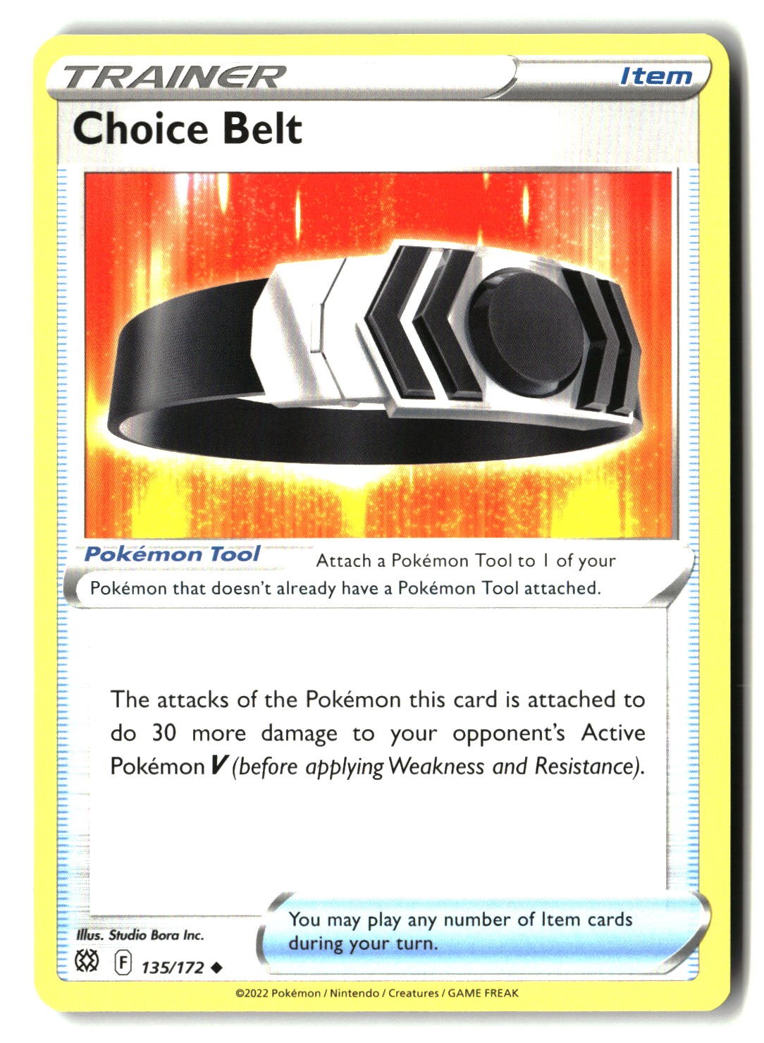 Choice Belt - 135/172 - [SWSH09 - SWSH09: Brilliant Stars]