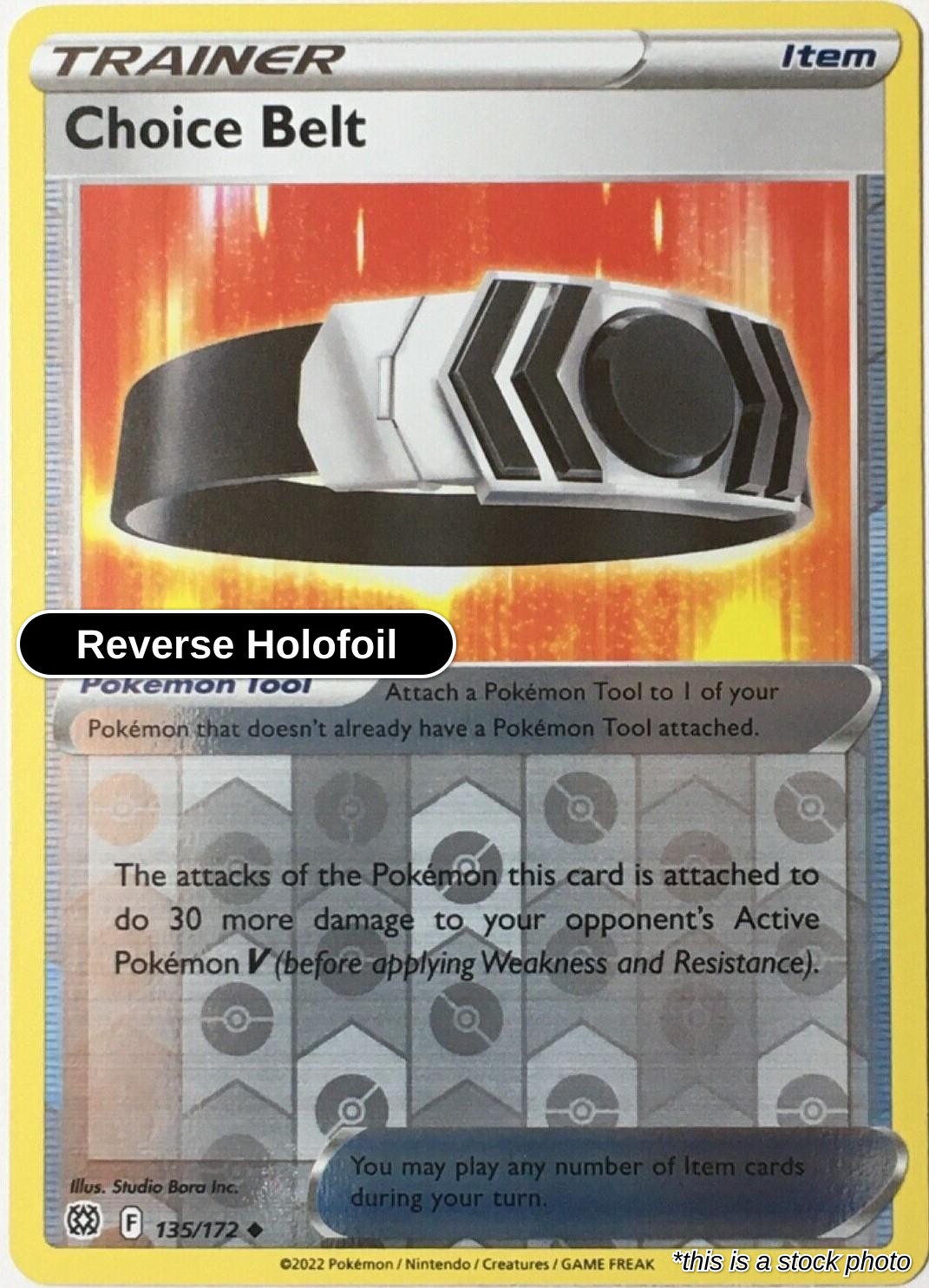 Choice Belt - 135/172 - [SWSH09 - SWSH09: Brilliant Stars] - Reverse Holofoil