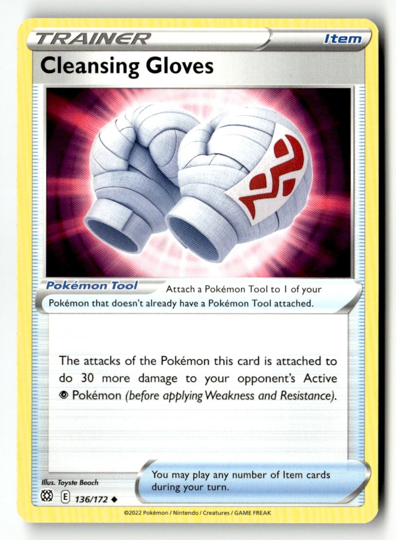 Cleansing Gloves - 136/172 - [SWSH09 - SWSH09: Brilliant Stars]