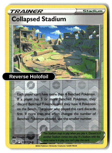 Collapsed Stadium - 137/172 - [SWSH09 - SWSH09: Brilliant Stars] - Reverse Holofoil