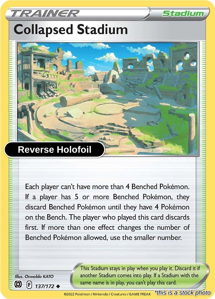Collapsed Stadium - 137/172 - [SWSH09 - SWSH09: Brilliant Stars] - Reverse Holofoil