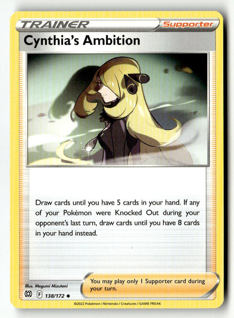 Cynthia's Ambition - 138/172 - [SWSH09 - SWSH09: Brilliant Stars]