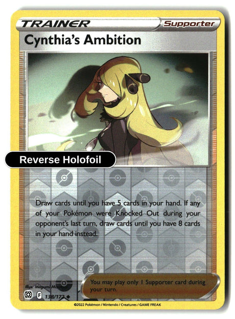 Cynthia's Ambition - 138/172 - [SWSH09 - SWSH09: Brilliant Stars] - Reverse Holofoil