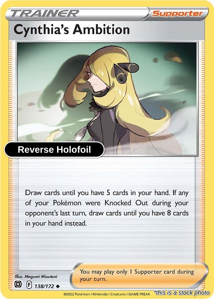 Cynthia's Ambition - 138/172 - [SWSH09 - SWSH09: Brilliant Stars] - Reverse Holofoil