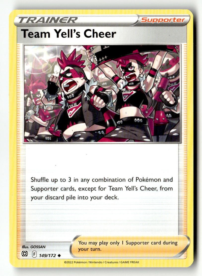 Team Yell's Cheer - 149/172 - [SWSH09 - SWSH09: Brilliant Stars]