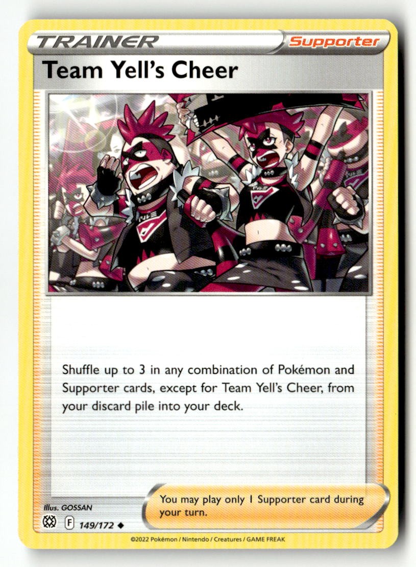 Team Yell's Cheer - 149/172 - [SWSH09 - SWSH09: Brilliant Stars]