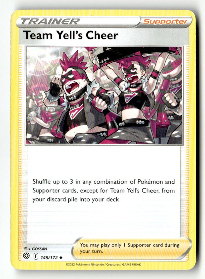 Team Yell's Cheer - 149/172 - [SWSH09 - SWSH09: Brilliant Stars]