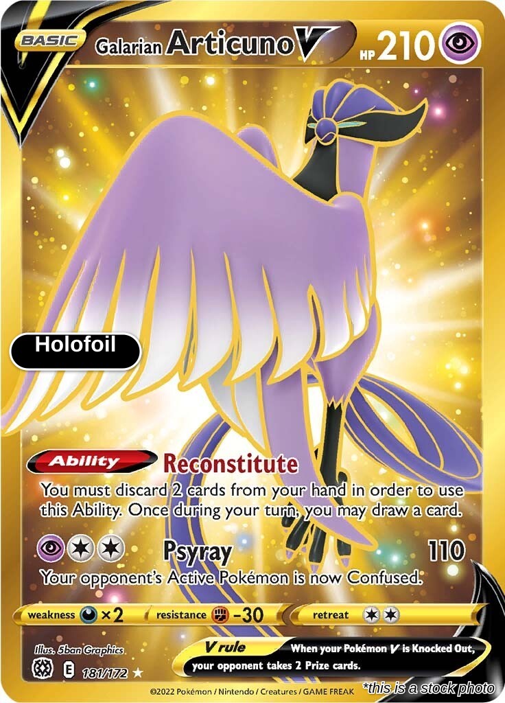 Galarian Articuno V (Secret)
