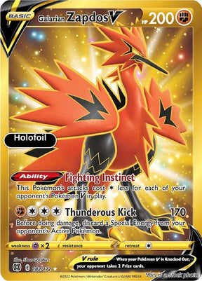 Galarian Zapdos V (Secret)