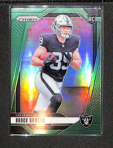 Brock Bowers 2024 Panini Prizm Green #315