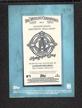 Load image into Gallery viewer, Jackson Holliday 2024 Allen &amp; Ginter Framed Mini Autographs Blue #MA-CCO #/50
