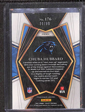 Load image into Gallery viewer, Chuba Hubbard 2021 Panini Select Dragon Scale Prizm #76 #/89
