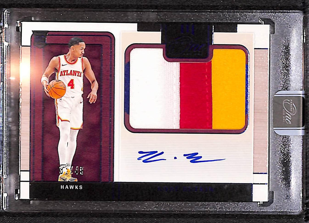 Kobe Bufkin 2023-24 One Precision Rookie Jersey Autographs Blue #PRJ-KBF #/49