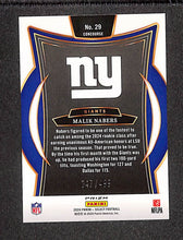 Load image into Gallery viewer, Malik Nabers 2024 Panini Select Orange Prizm Shock #220 #/399
