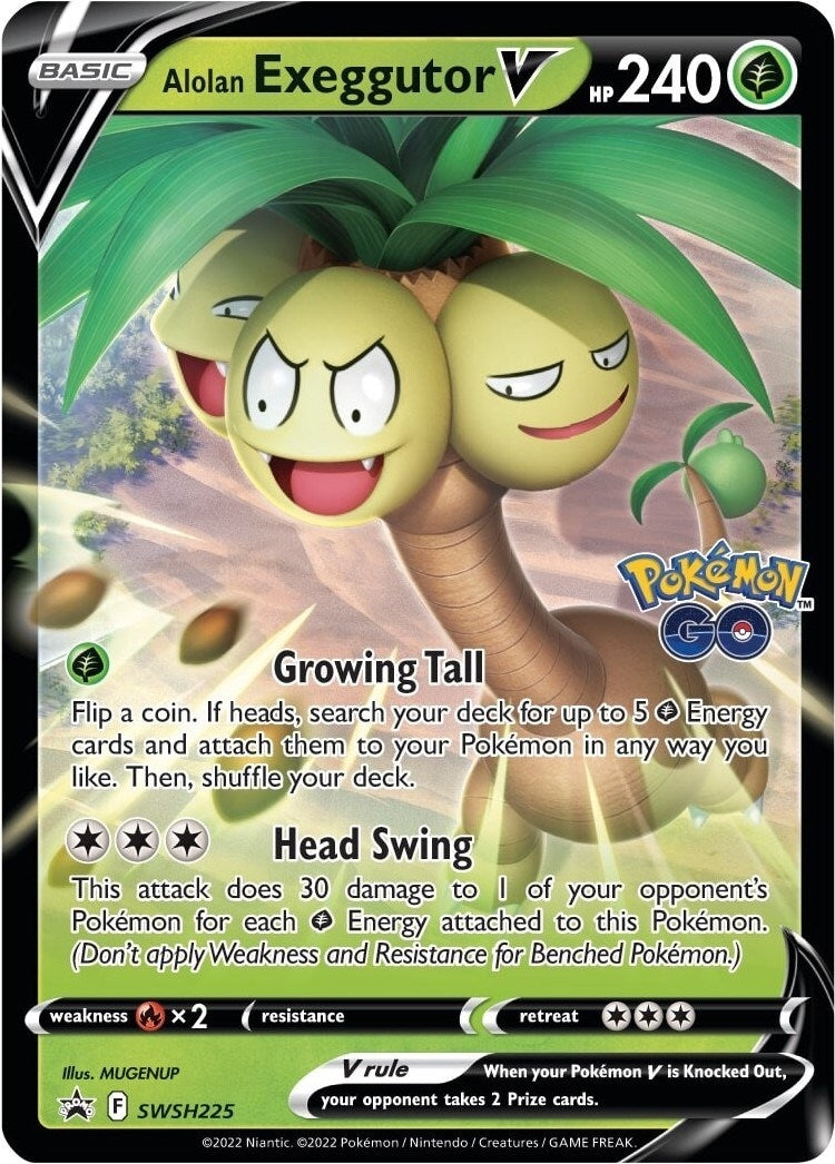 Image for Alolan Exeggutor V - SWSH225 (SWSH225) [SWSH: Sword & Shield Promo Cards]