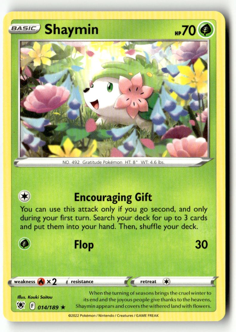 Shaymin - 014/189 - [SWSH10 - SWSH10: Astral Radiance]