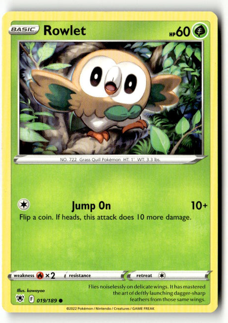 Rowlet - 019/189 - [SWSH10 - SWSH10: Astral Radiance]