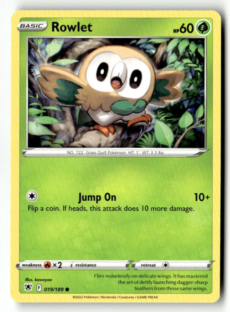 Rowlet - 019/189 - [SWSH10 - SWSH10: Astral Radiance]