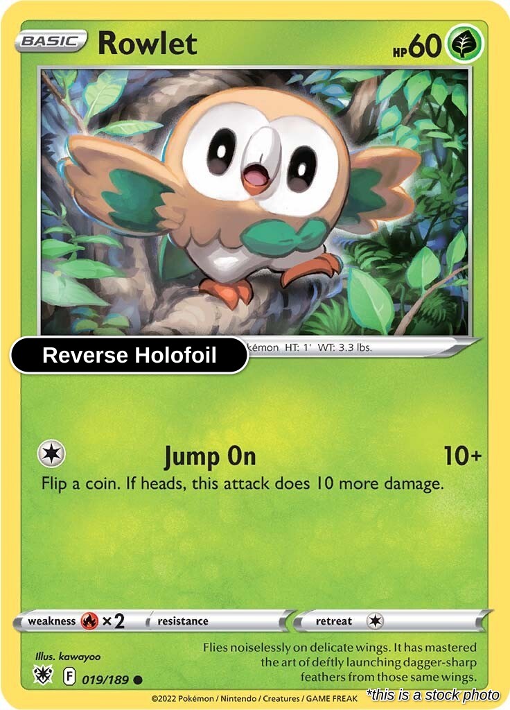 Rowlet - 019/189 - [SWSH10 - SWSH10: Astral Radiance] - Reverse Holofoil