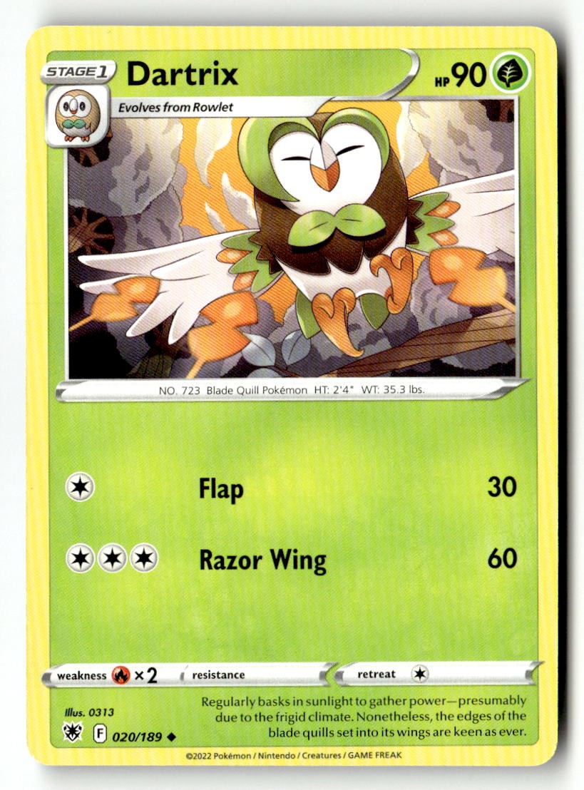 Dartrix - 020/189 - [SWSH10 - SWSH10: Astral Radiance]
