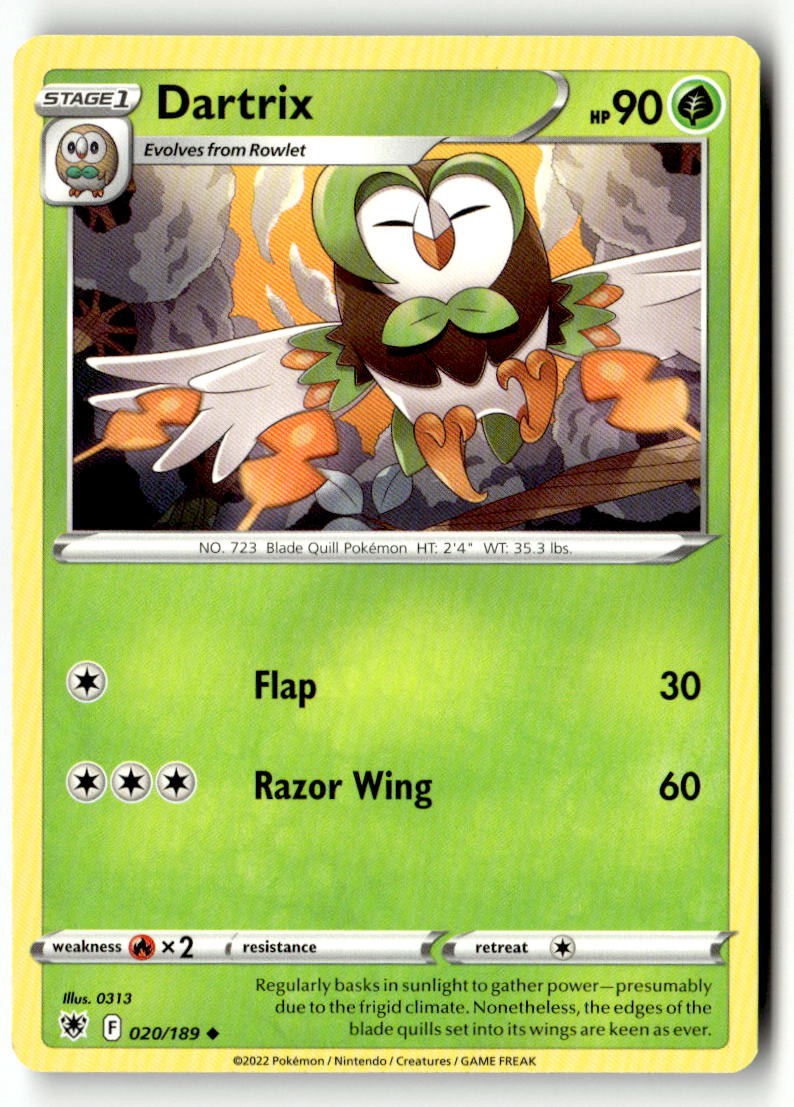 Dartrix - 020/189 - [SWSH10 - SWSH10: Astral Radiance]