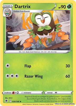 Dartrix - 020/189 - [SWSH10 - SWSH10: Astral Radiance]