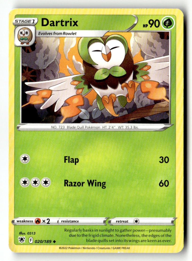 Dartrix - 020/189 - [SWSH10 - SWSH10: Astral Radiance]