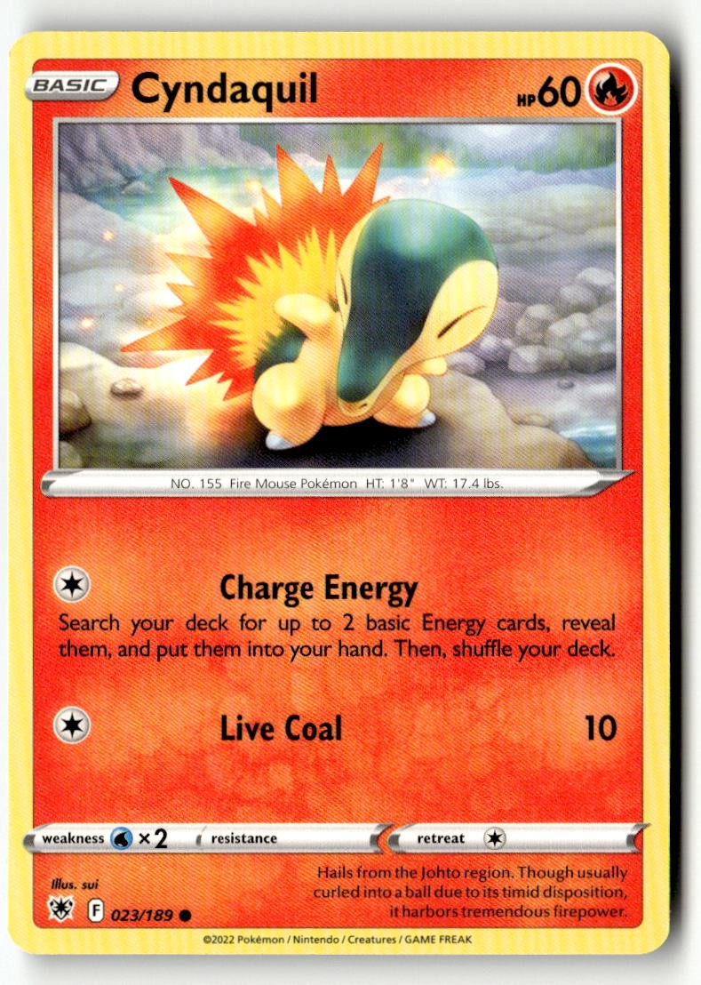Cyndaquil - 023/189 - [SWSH10 - SWSH10: Astral Radiance]