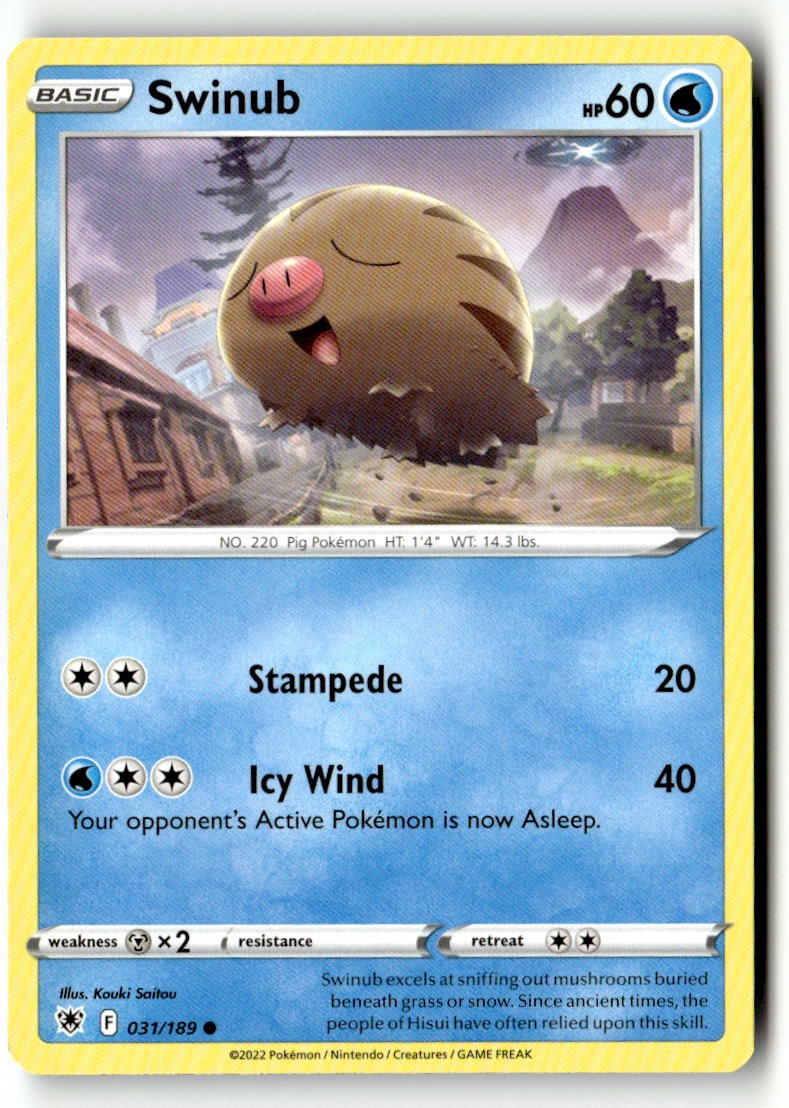 Swinub - 031/189 - [SWSH10 - SWSH10: Astral Radiance]