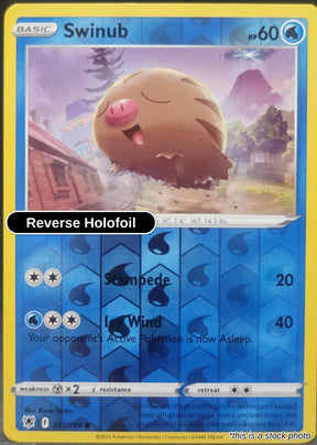 Swinub - 031/189 - [SWSH10 - SWSH10: Astral Radiance] - Reverse Holofoil