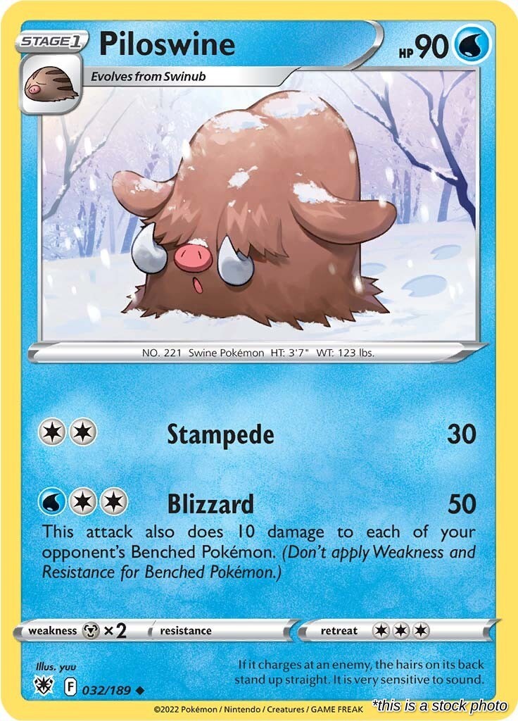 Piloswine - 032/189 - [SWSH10 - SWSH10: Astral Radiance]