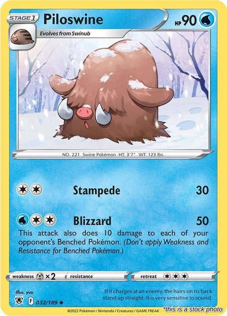 Piloswine - 032/189 - [SWSH10 - SWSH10: Astral Radiance]