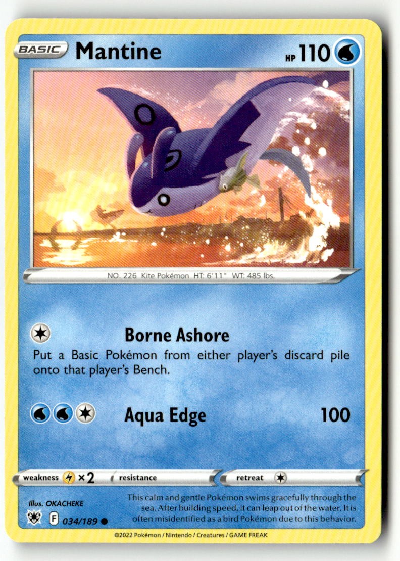 Mantine - 034/189 - [SWSH10 - SWSH10: Astral Radiance]
