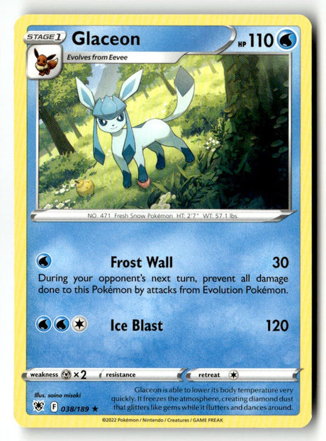 Glaceon - 038/189 - [SWSH10 - SWSH10: Astral Radiance]