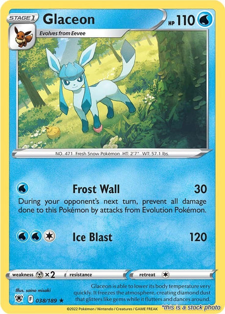 Glaceon - 038/189 - [SWSH10 - SWSH10: Astral Radiance]