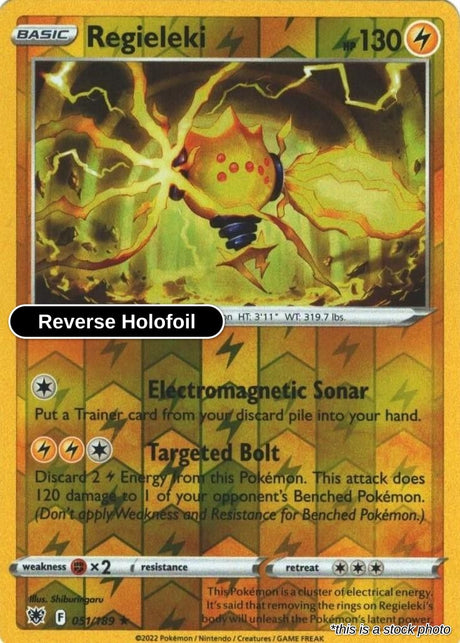 Regieleki - 051/189 - [SWSH10 - SWSH10: Astral Radiance] - Reverse Holofoil