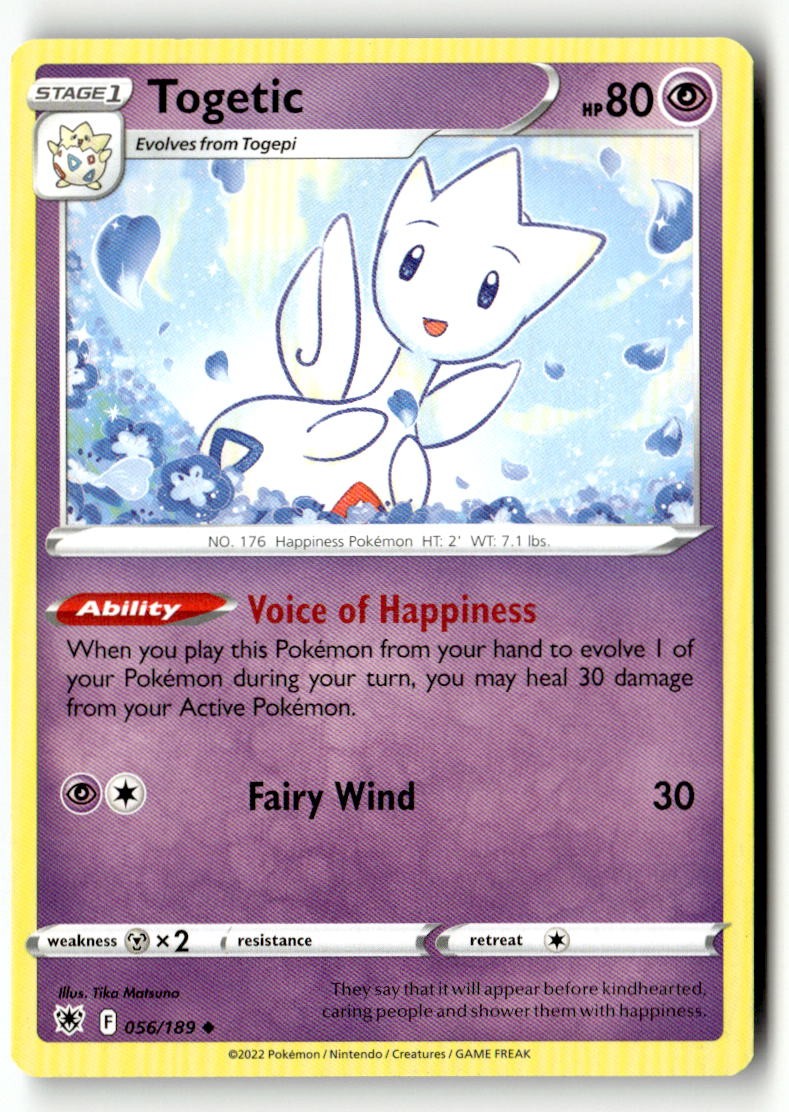 Togetic - 056/189 - [SWSH10 - SWSH10: Astral Radiance]