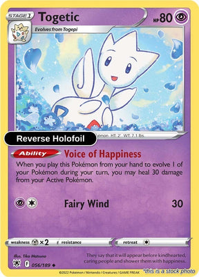 Togetic - 056/189 - [SWSH10 - SWSH10: Astral Radiance] - Reverse Holofoil