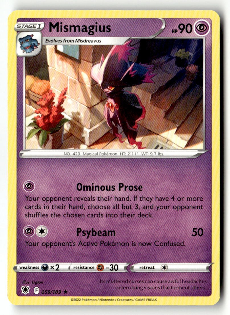 Mismagius - 059/189 - [SWSH10 - SWSH10: Astral Radiance]