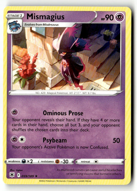 Mismagius - 059/189 - [SWSH10 - SWSH10: Astral Radiance]
