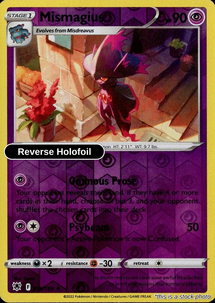 Mismagius - 059/189 - [SWSH10 - SWSH10: Astral Radiance] - Reverse Holofoil