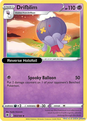 Drifblim - 064/189 - [SWSH10 - SWSH10: Astral Radiance] - Reverse Holofoil