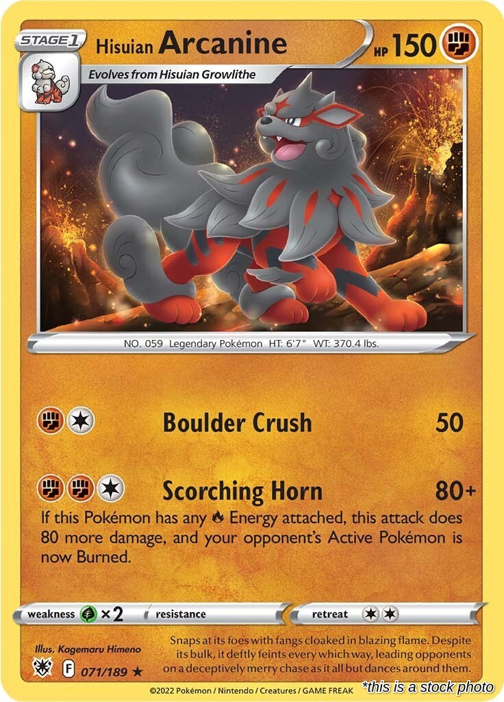 Hisuian Arcanine