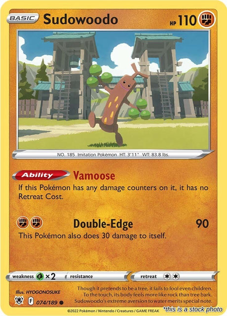 Sudowoodo - 074/189 - [SWSH10 - SWSH10: Astral Radiance]